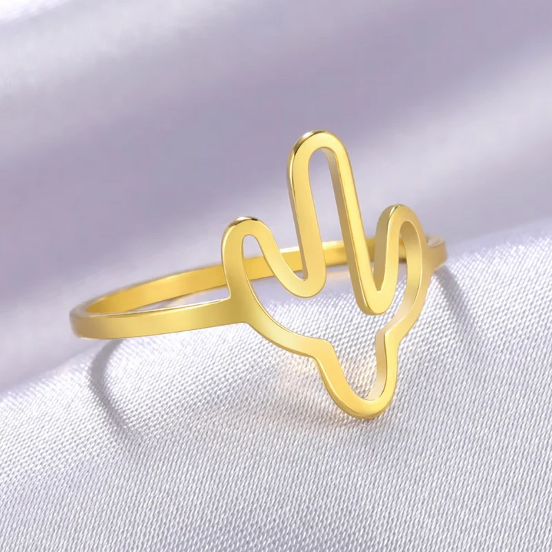 Bague forme Cactus