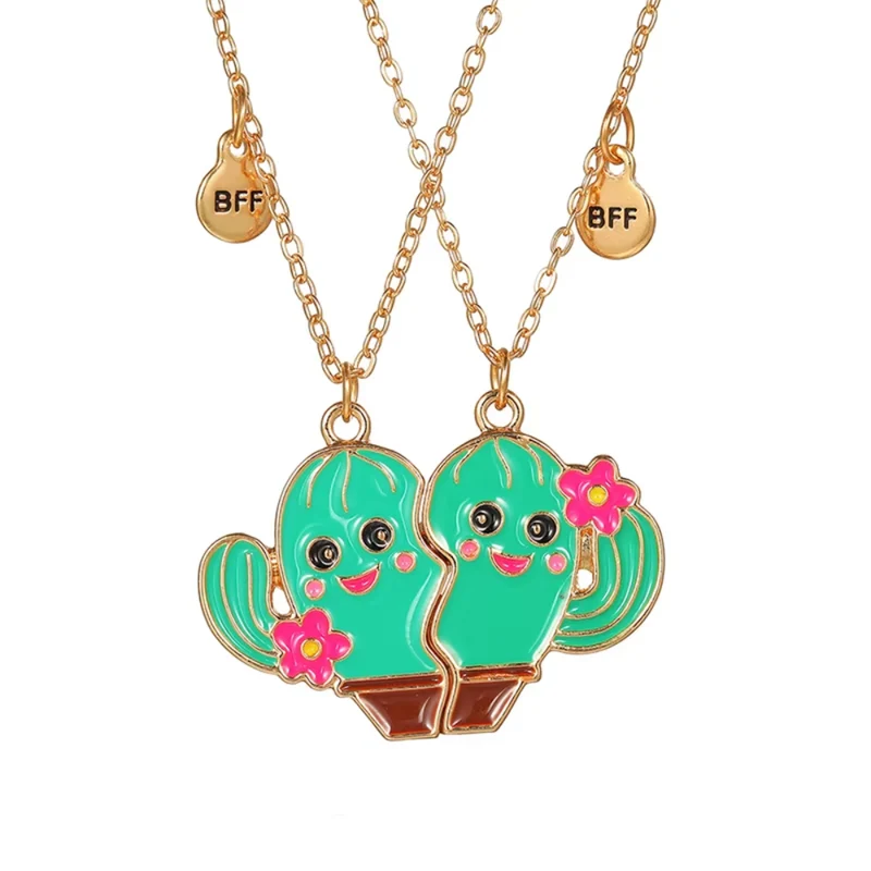 Collier Cactus BFF