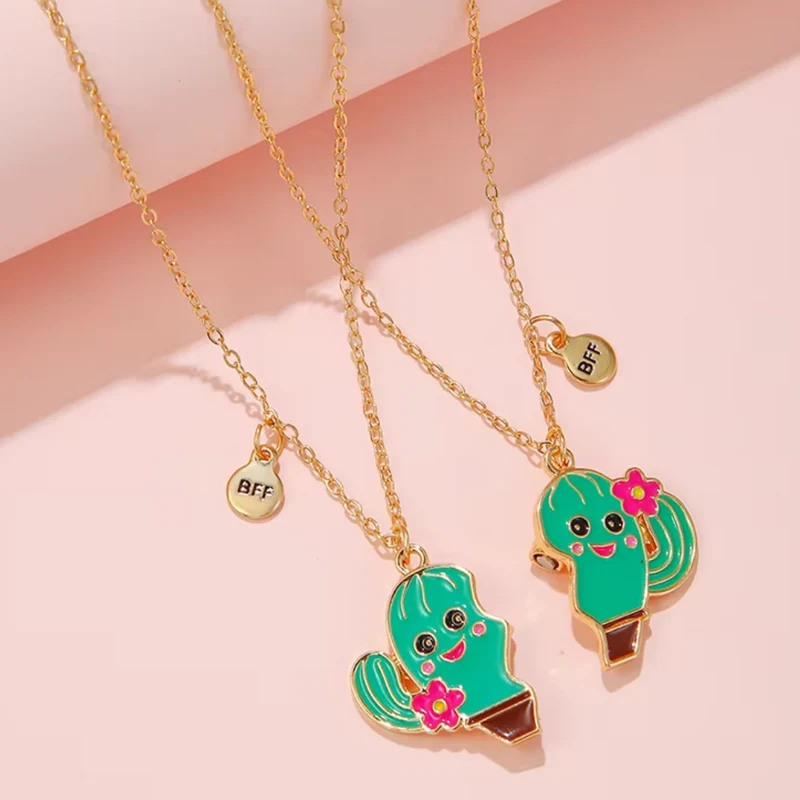 Collier Cactus BFF