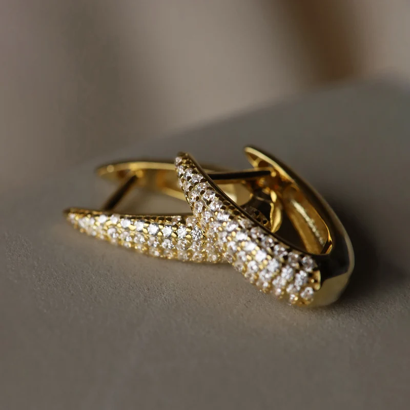Karma Femmes Créoles Plaqué or 14 carats M3214GP