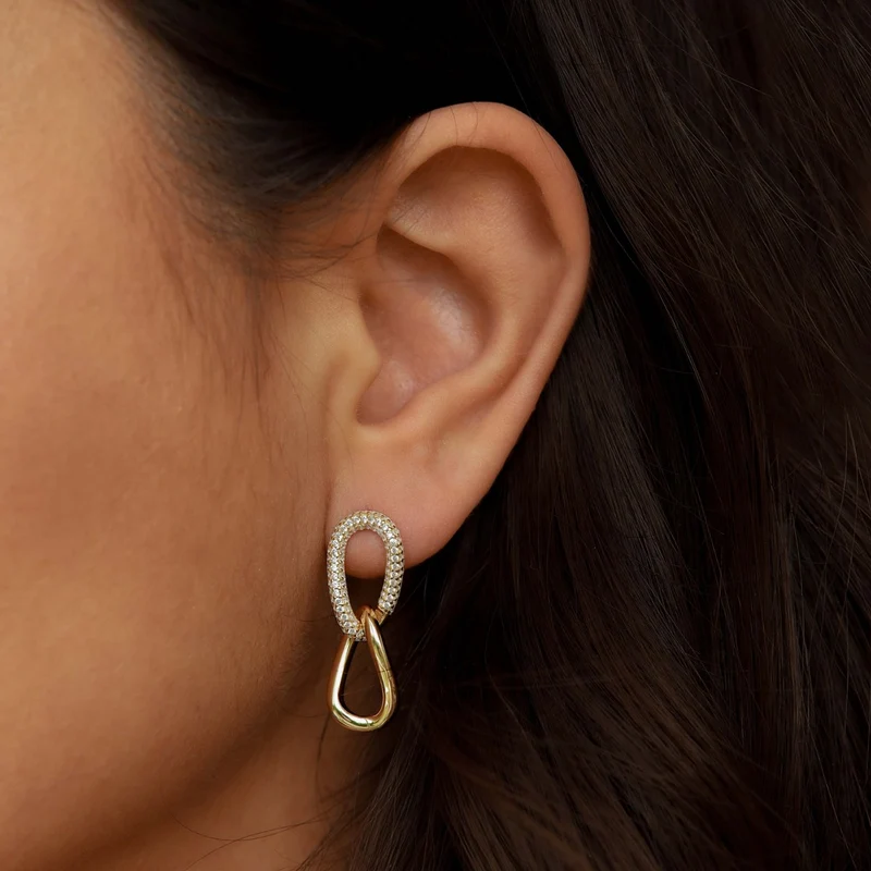 Karma Boucles d'oreilles Plaqué or 14 carats X125GP