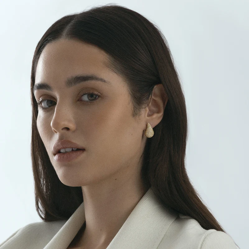 Mockberg Pavé Daring Small Earrings MB0187