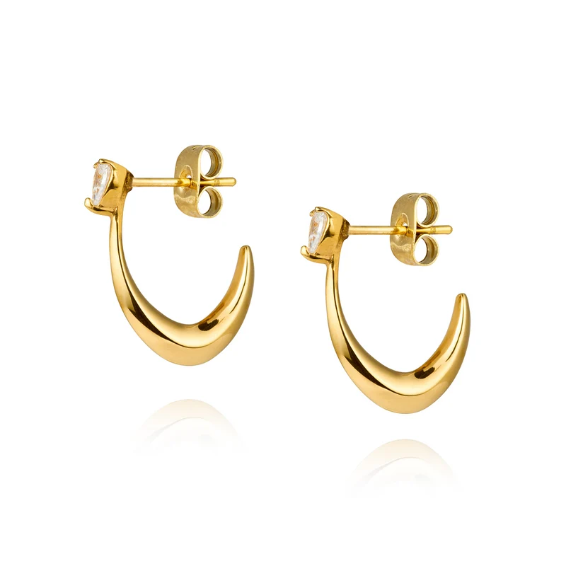 Mockberg Kenza Iris Gold Plated Earrings MB1689