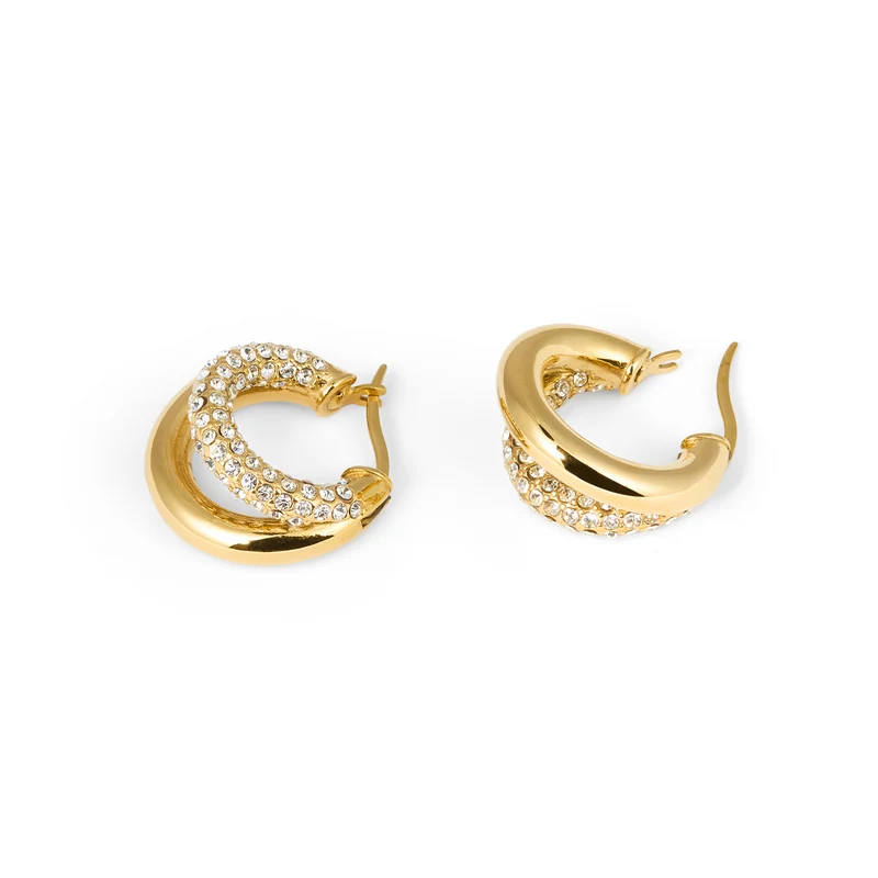 Mockberg Kenza Raya Gold Plated Hoops MB1759