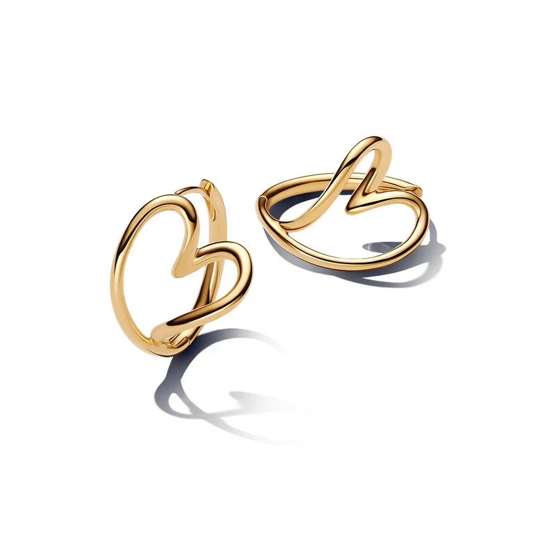 Pandora Essence Gold plated Earrings 263807C00