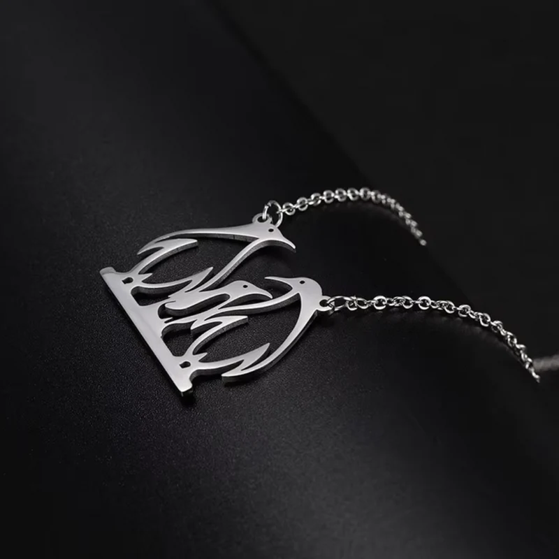 Collier Famille Pingouin