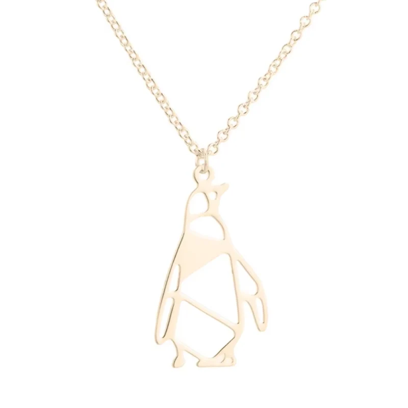Collier Pingouin Origami