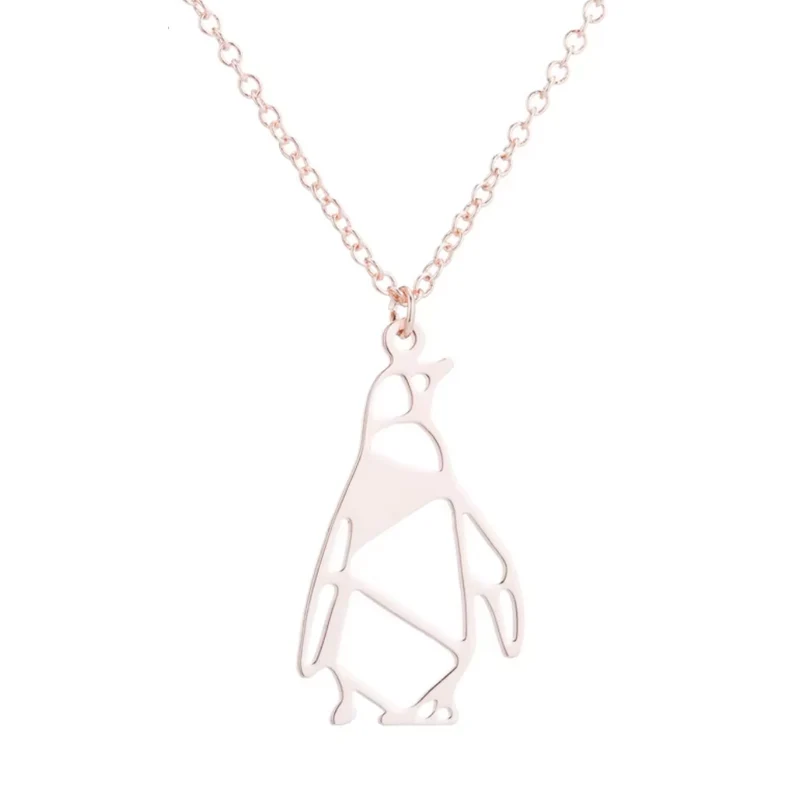 Collier Pingouin Origami