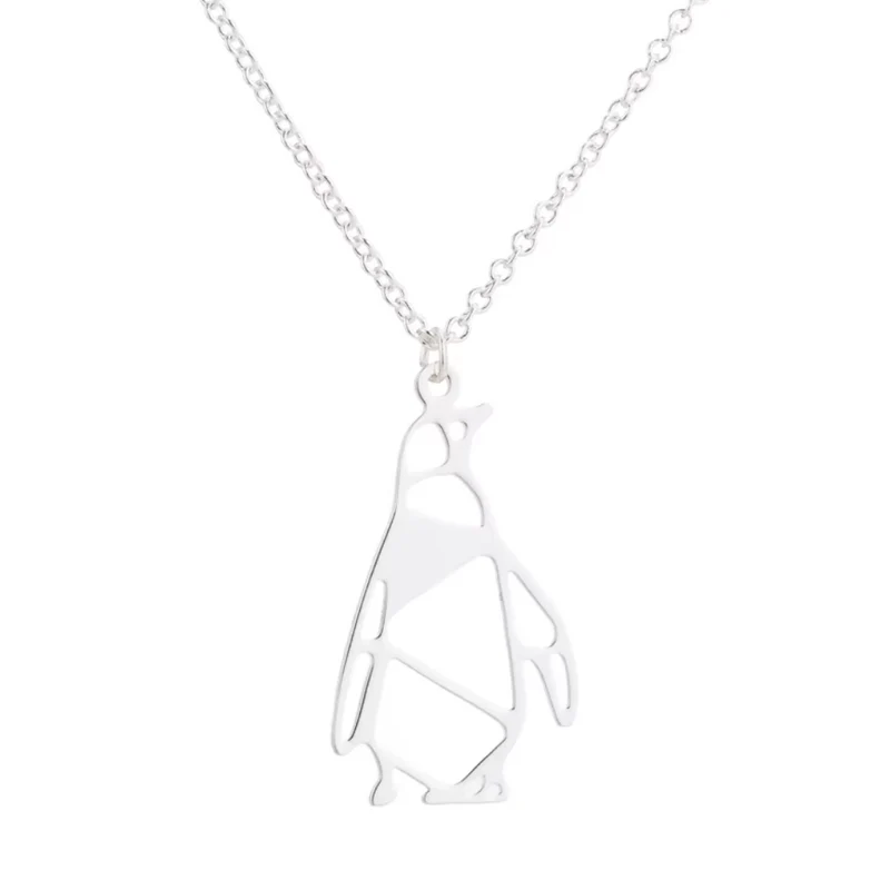 Collier Pingouin Origami