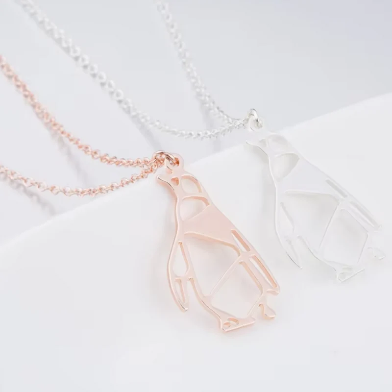 Collier Pingouin Origami