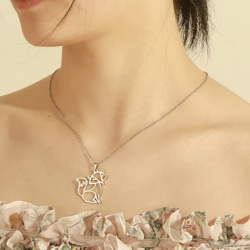 Collier Renard Femme