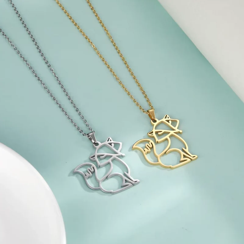 Collier Renard Femme