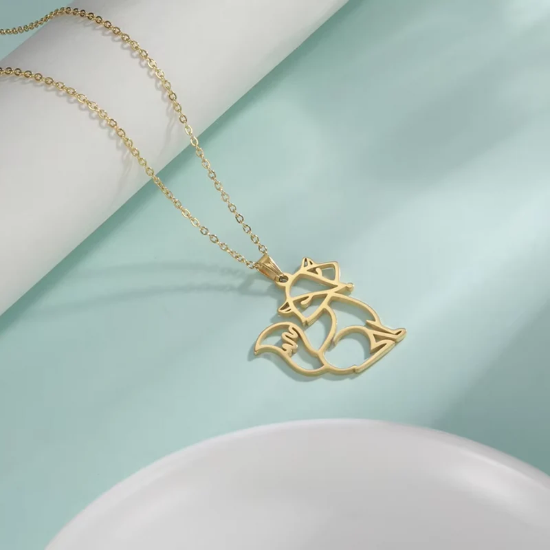 Collier Renard Femme