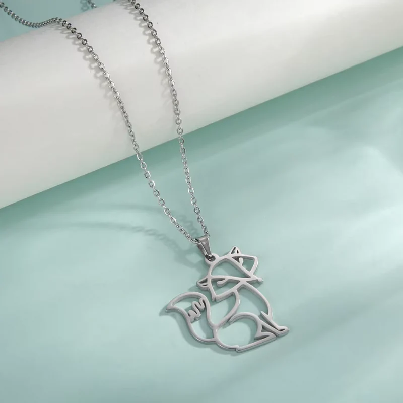 Collier Renard Femme