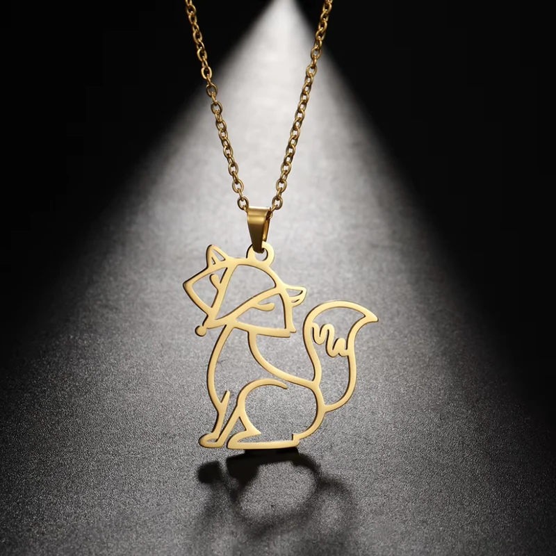 Collier Renard Femme