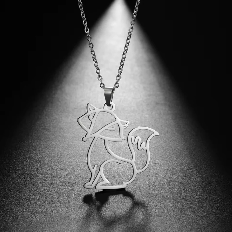 Collier Renard Femme