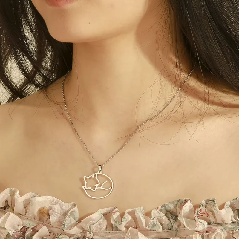 Collier Pendentif Renard