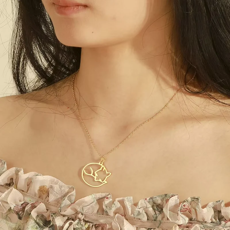 Collier Pendentif Renard