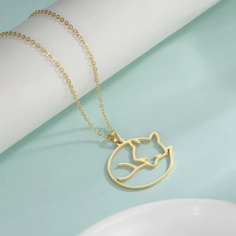 Collier Pendentif Renard