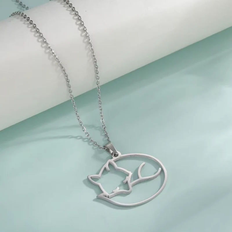 Collier Pendentif Renard
