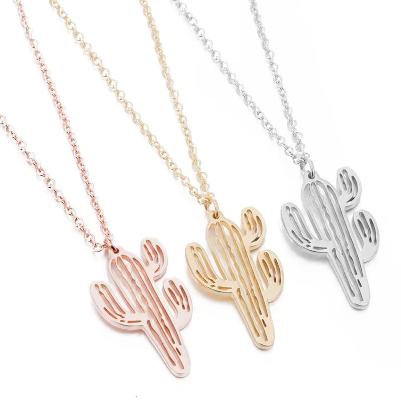 Collier Cactus Femme