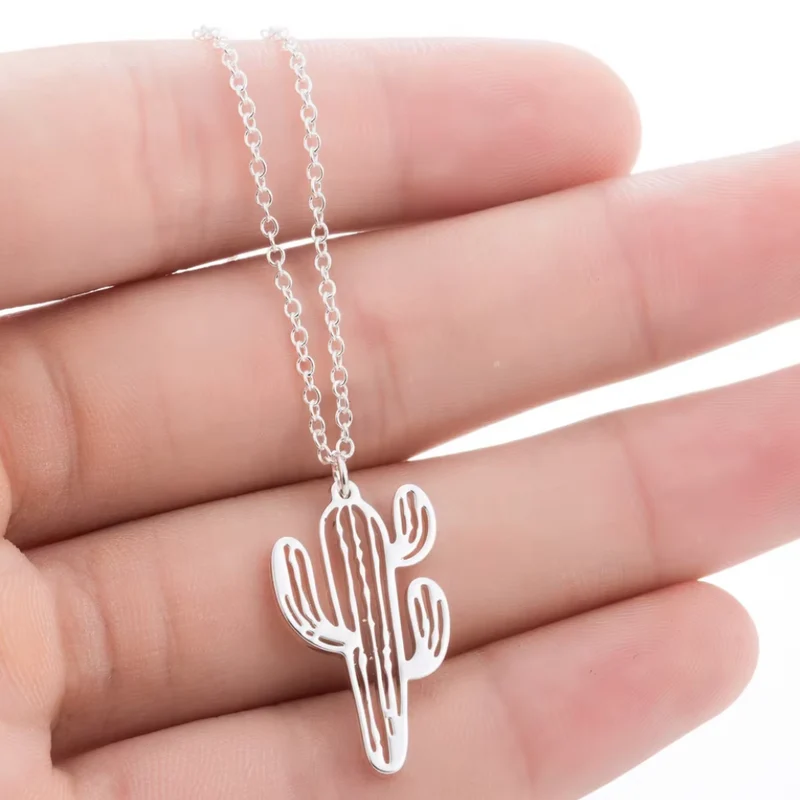 Collier Cactus Femme