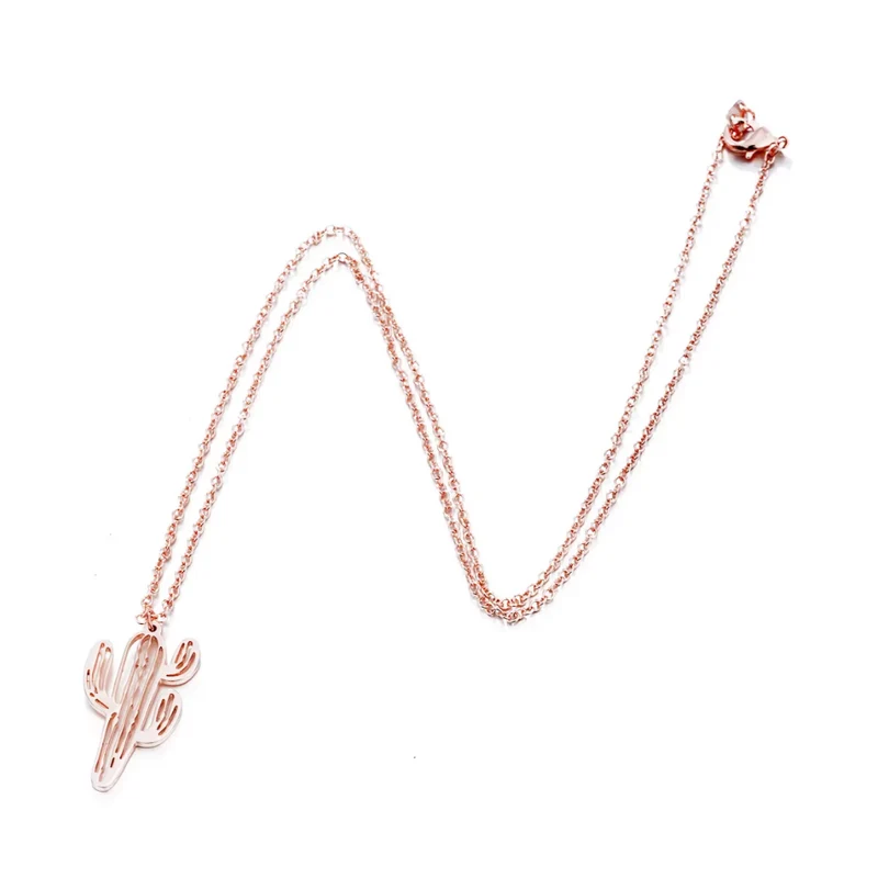 Collier Cactus Femme