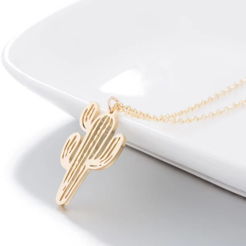 Collier Cactus Femme