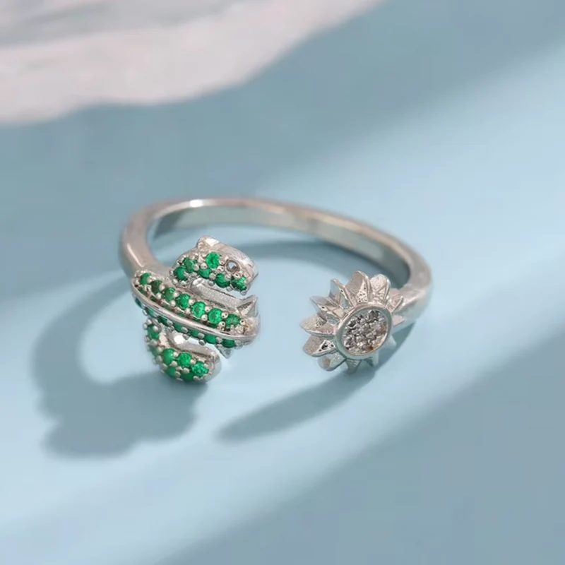 Bague Cactus et Soleil