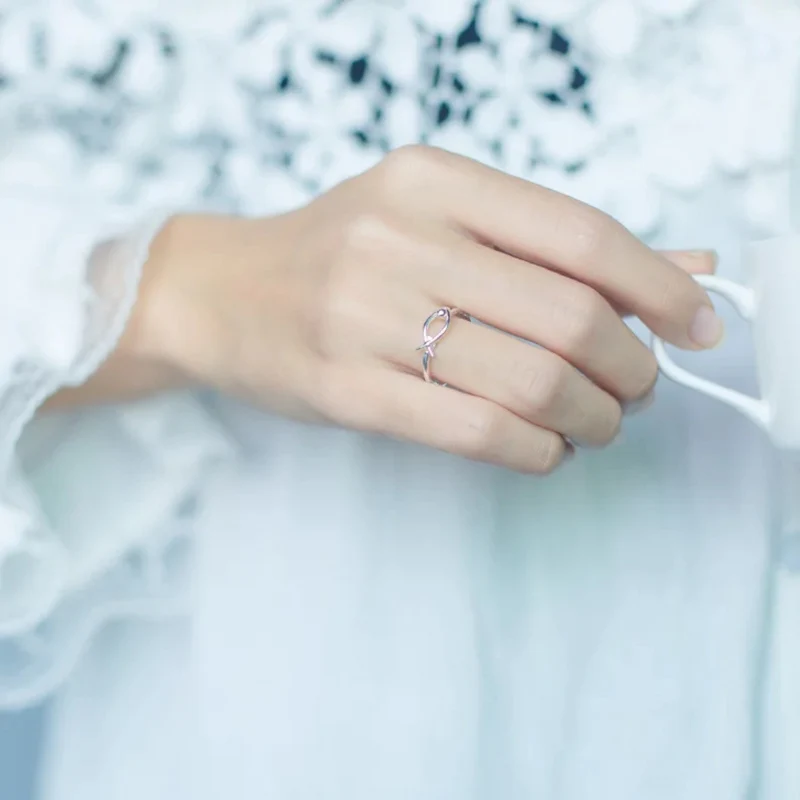 Bague Poisson Simple