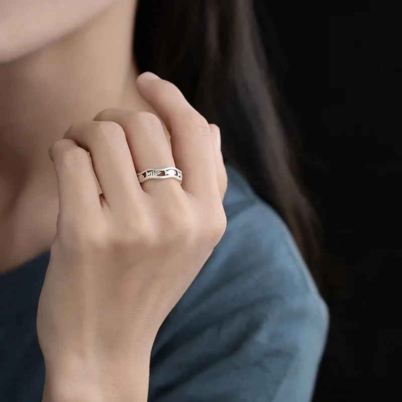Bague Poisson Vague