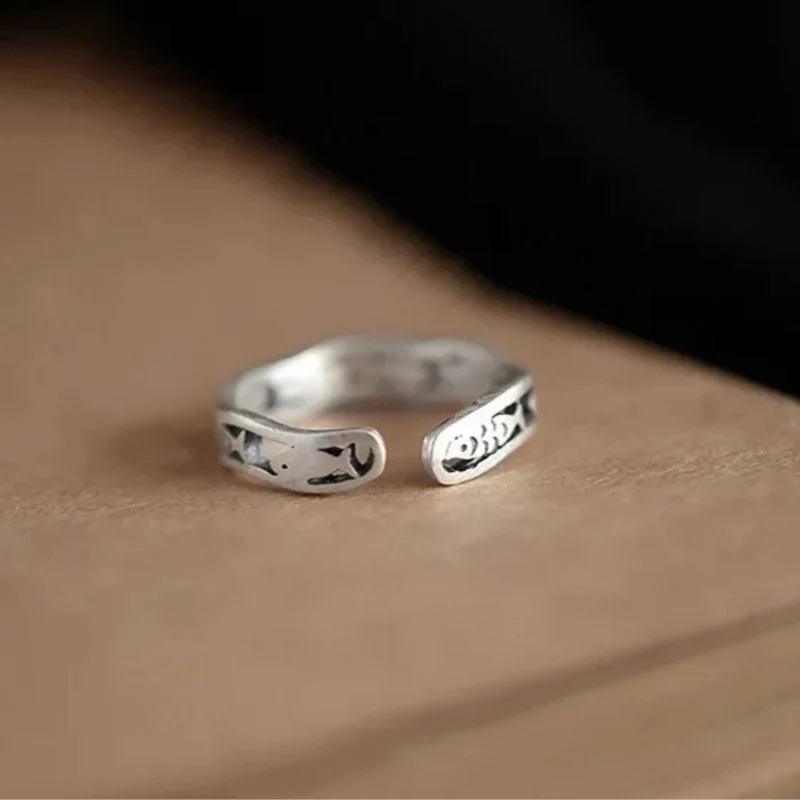Bague Poisson Vague