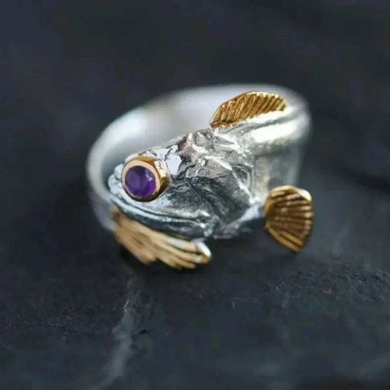 Bague Poisson Acier Inoxydable