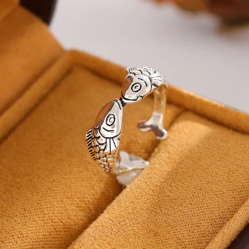 Bague Poisson Argent Massif