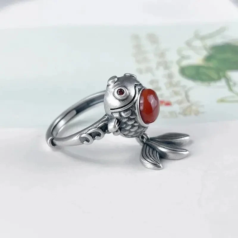 Bague Poisson Vintage
