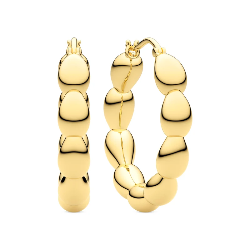 Sif Jakobs Gold Plated Goccia Cerchietto Medio Earrings SJ-E2597-YG