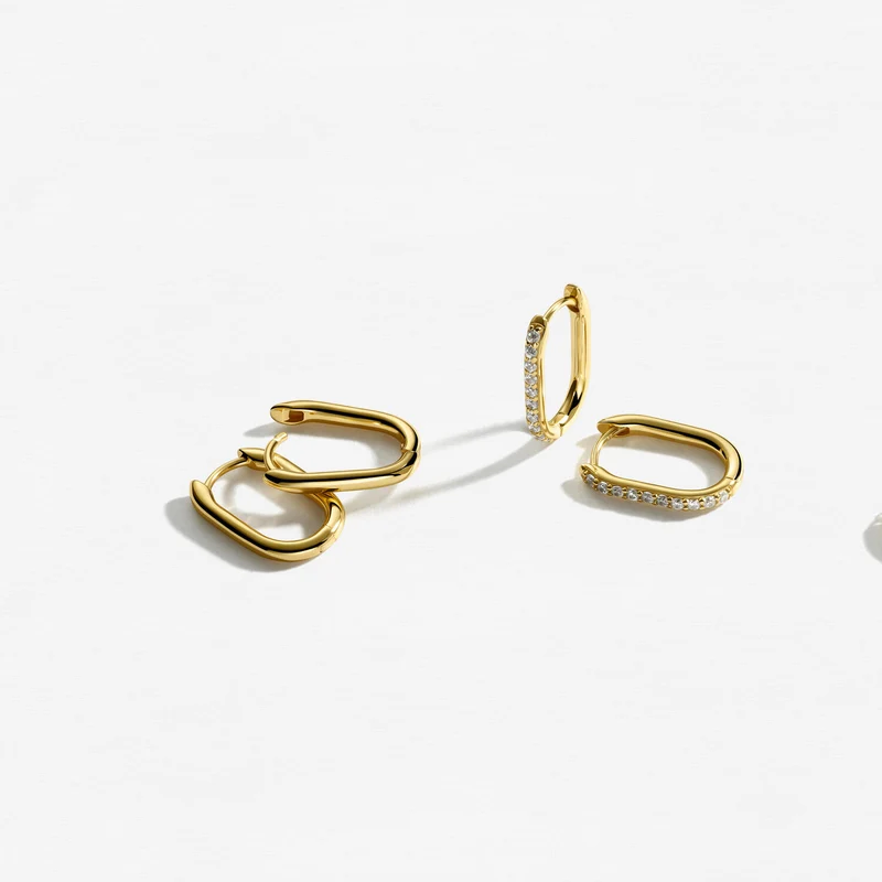 Sif Jakobs Gold Plated Capriana Earrings SJ-E2600-CZ-YG