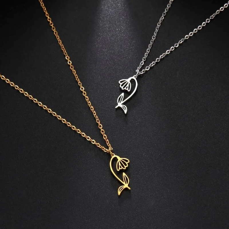 Collier Fleur Snow