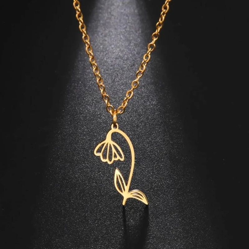 Collier Fleur Snow