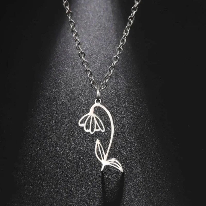 Collier Fleur Snow