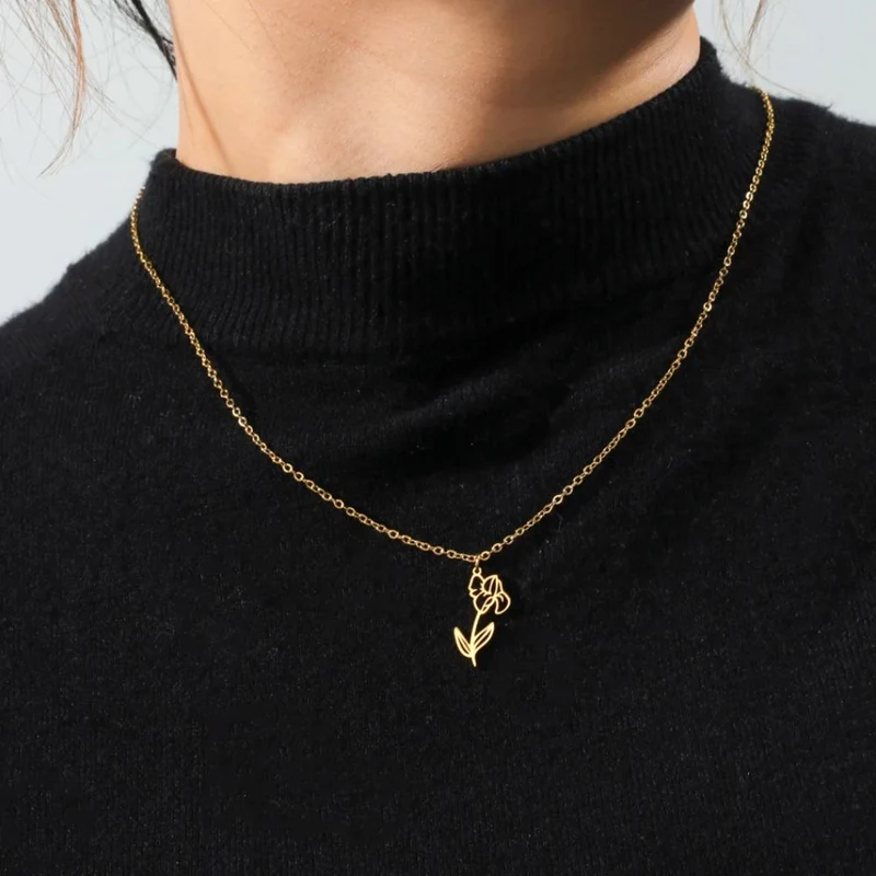 Collier Fleur Iris