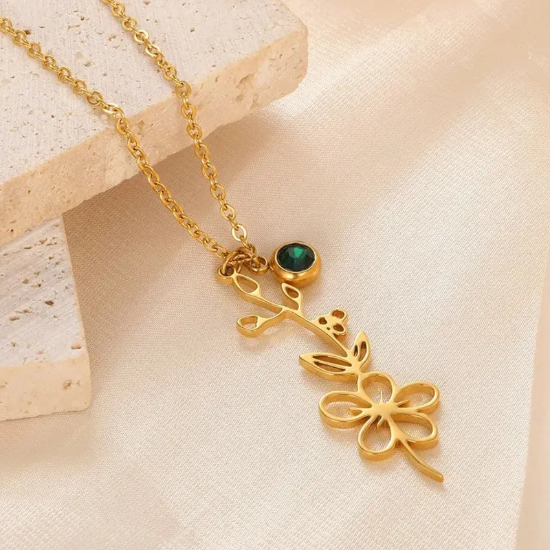 Collier Fleur Fluide