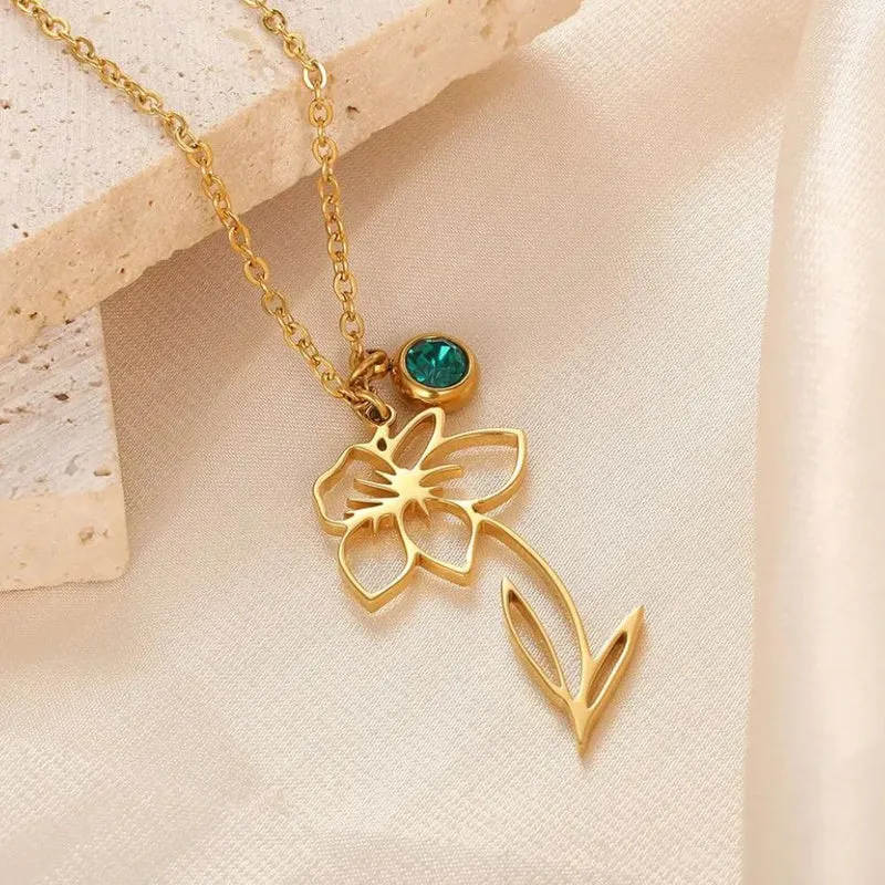 Collier Fleur Pouvoir