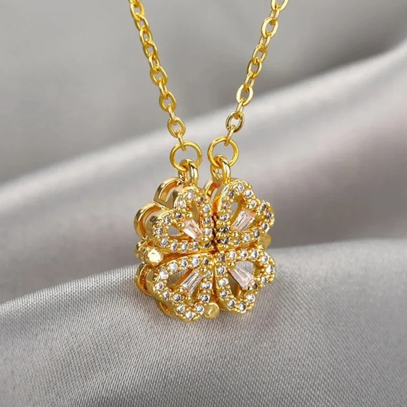 Collier Cœurs en Fleur