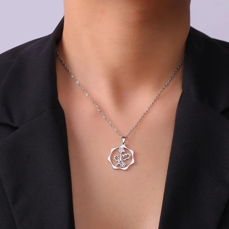 Collier Fleur Décembre