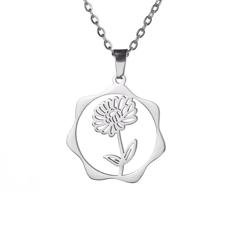 Collier Fleur Novembre