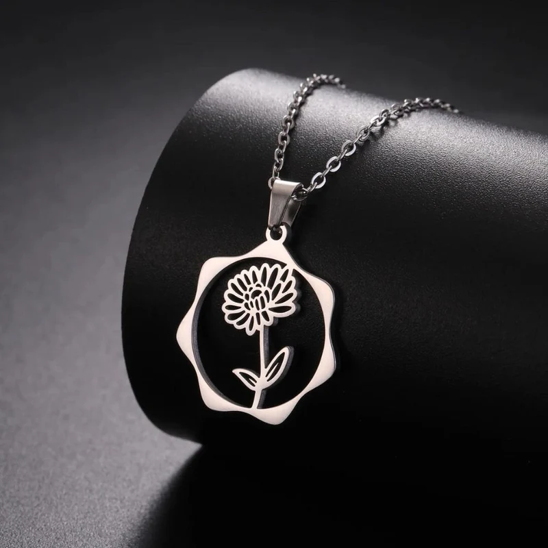 Collier Fleur Novembre