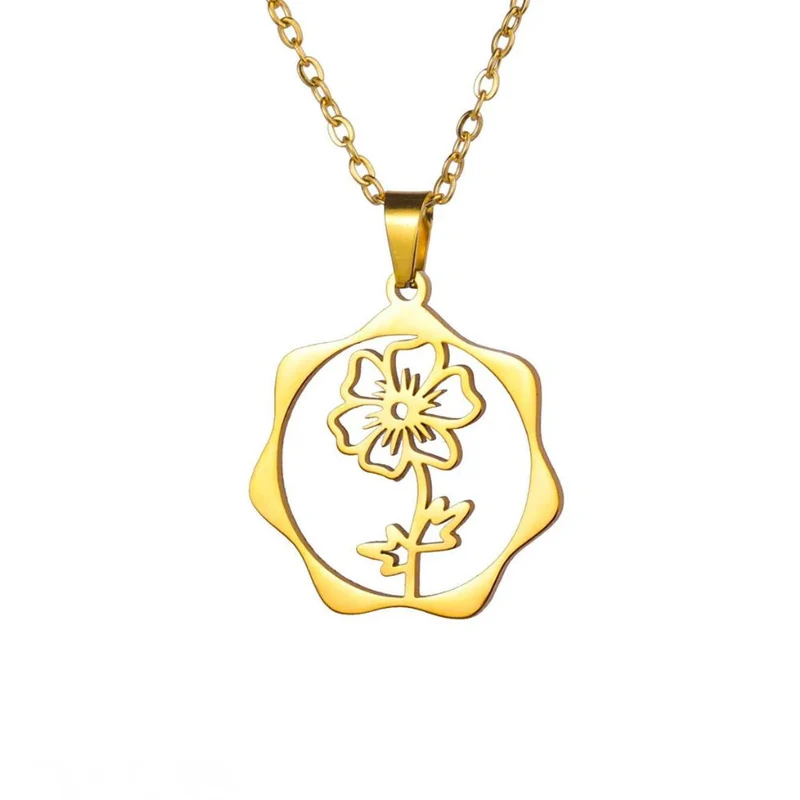 Collier Fleur Octobre