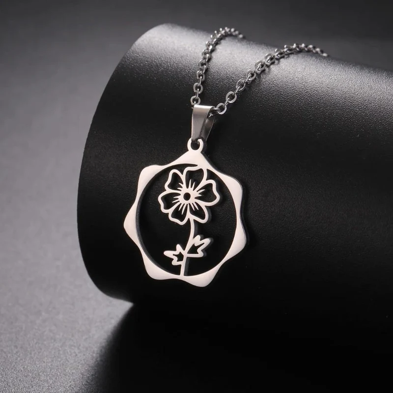 Collier Fleur Octobre