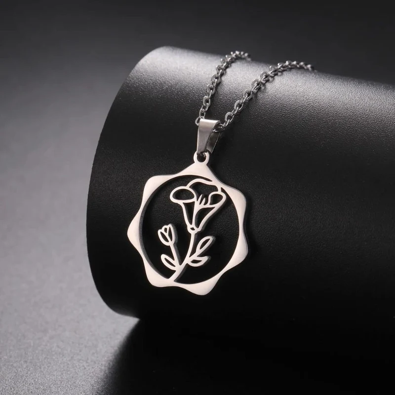 Collier Fleur Septembre